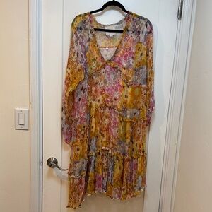 Johnny Was Multicolor Floral Tunic
